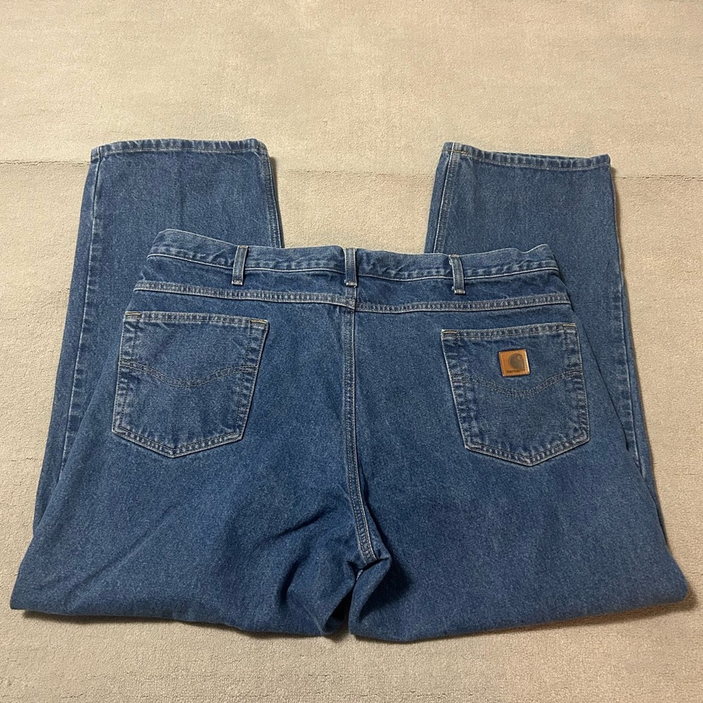 Carhartt Relaxed Fit Straight Leg Denim Jeans - Men’s Size 42x30